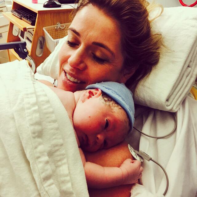 Kate Sullivan and newborn Jack