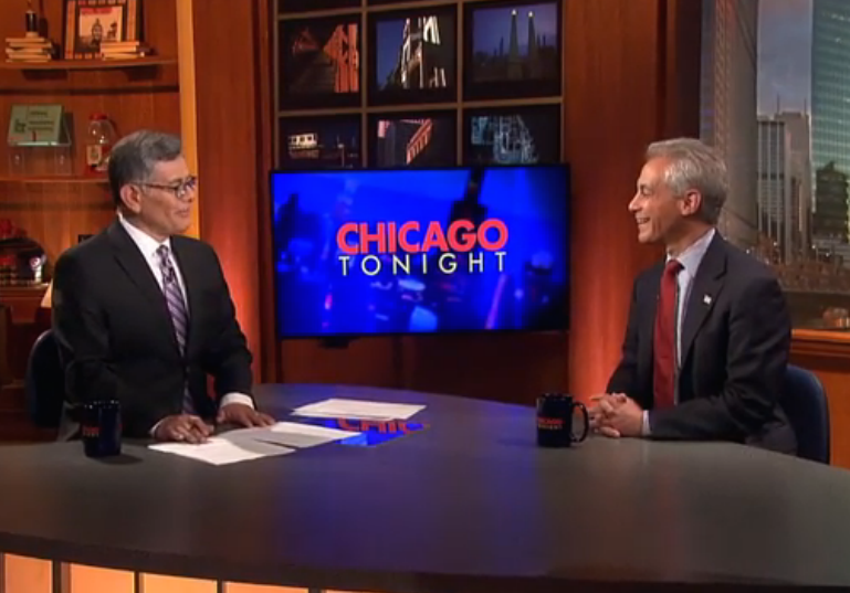Phil Ponce and Rahm Emanuel