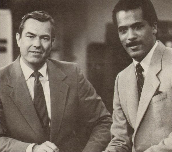 Bill Kurtis and Lester Holt (1986)